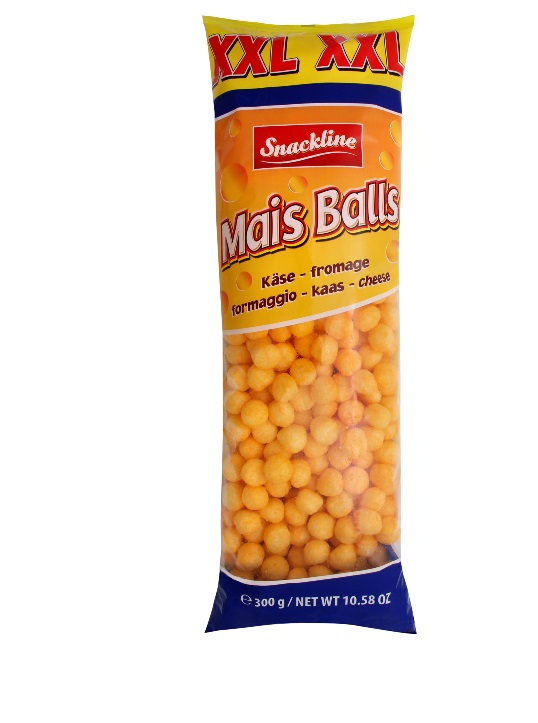 XXL Cheese balls corn snack salted 300g