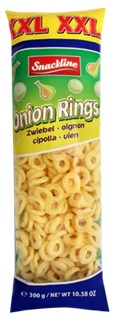 XXL Onion rings corn snack salted 300g