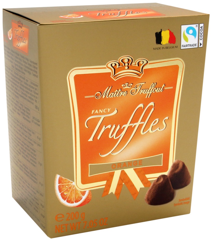 Fancy Gold truffles orange 200g