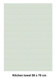 Keittiöpyyhe yksivärinen 50x70cm, mint melange