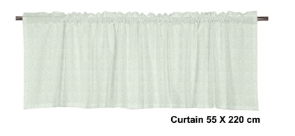 Verhokappa 55x220cm, mint melange
