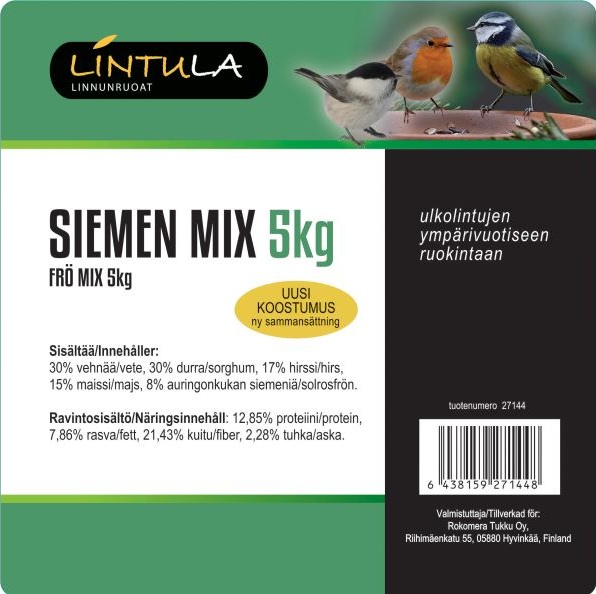 Pikkulinnun Super Mix 5kg pss.
