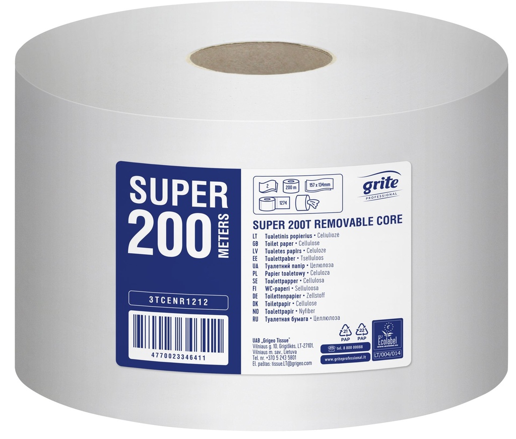 Grite Super 200T WC paperi