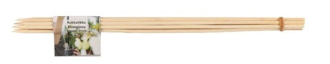 Kukkakeppi natural bambu 50cm x 6mm, 10kpl/pkt, toinen pää terävä