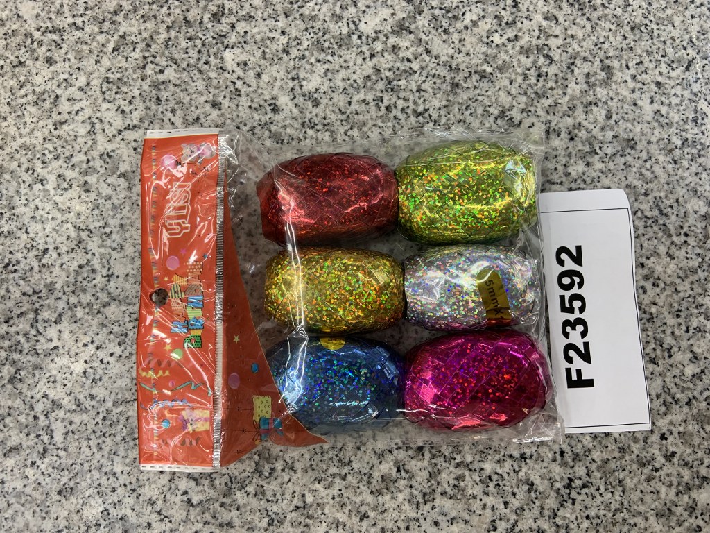 Lahjanarut 5mmx10m 6 kpl/pack, värilajitelma