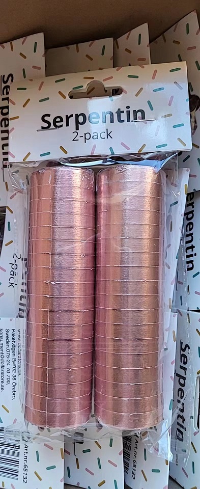 Serpentiini Ruusukulta, 1 rulla/pakkaus