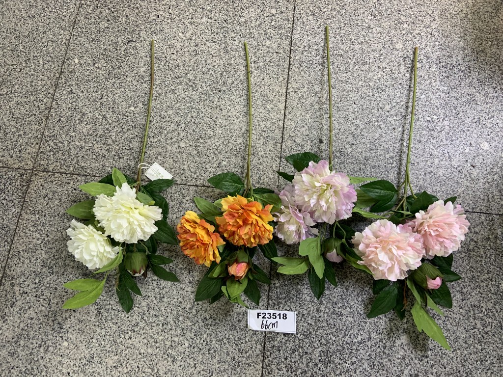Tekokukka  66cm,  värilajitelma, 3 kpl  kukkia