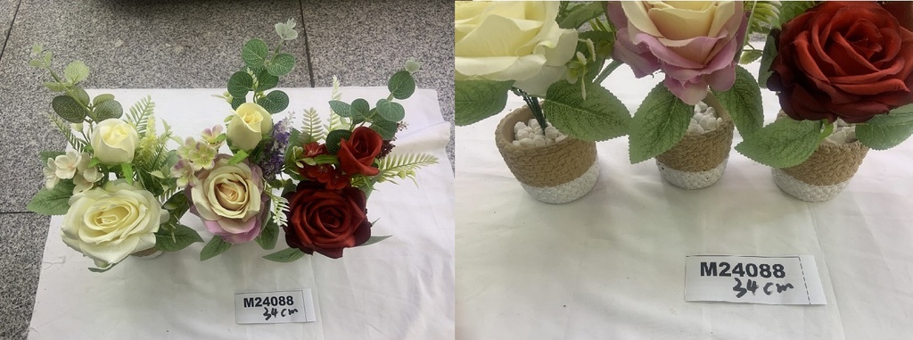 Tekokukka 34cm, RUUKUN MATERIAALI SEMENTTI