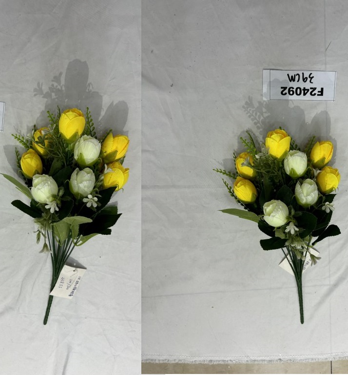Tekokukkakimppu tulppaani 39 cm, värimix