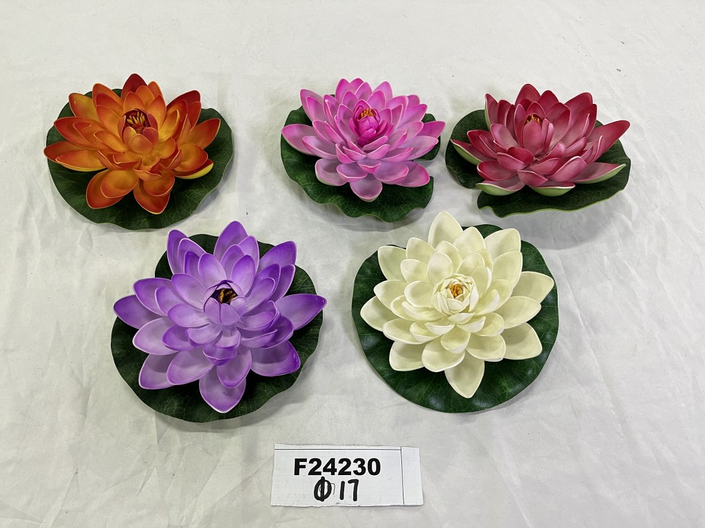 Vesililja, 5-värilajitelma, materiaali EVA, halk. 17CM, SP 30