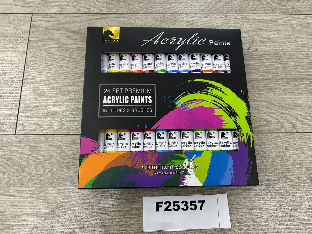 Akryylimaalit 24kpl, 12ml
