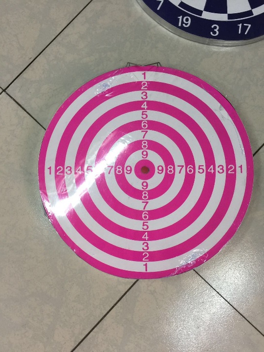 Tikkataulu PINKKI 14"x ½" suomi/suomi, pinkki/valkoinen