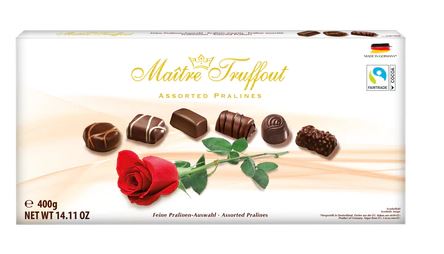 Assorted pralines rose 400g