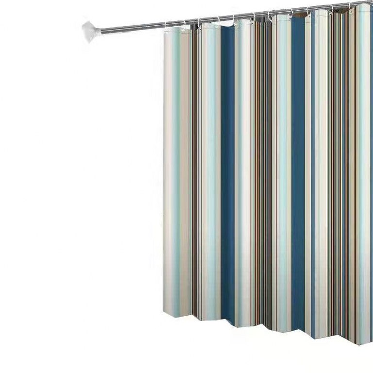 Suihkuverho 180x200 cm, materiaali polyesteri, sis. 12 ripustuslenkkiä,  PVC -pakkaus koukulla