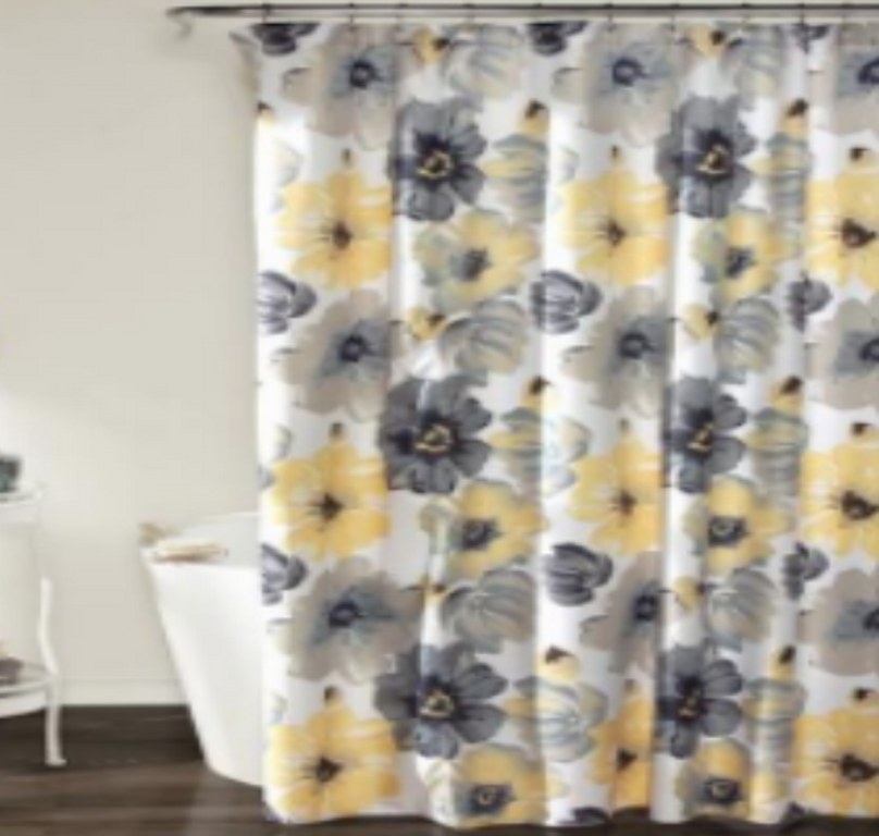 Suihkuverho 180x200 cm, materiaali polyesteri, sis. 12 ripustuslenkkiä,  PVC -pakkaus koukulla