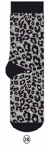 Leopardi nilkkasukka 37-41, 1par