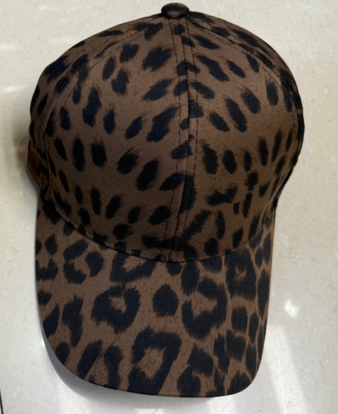 Lippis leopardikuvio ruskea