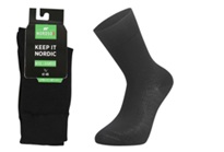 Bambu-merinovilla roll-top sukka 1par/pkt. 35-38