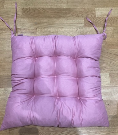Topattu istuintyyny  45x45cm roosa