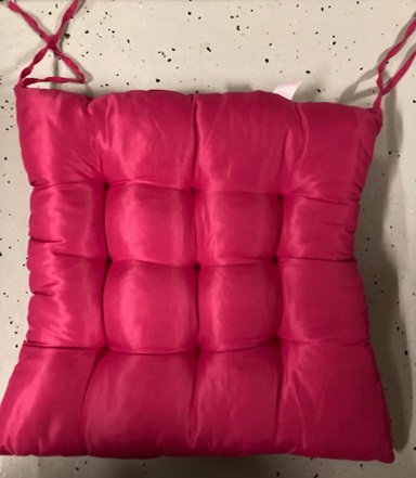 Topattu istuintyyny 45x45cm fuksia