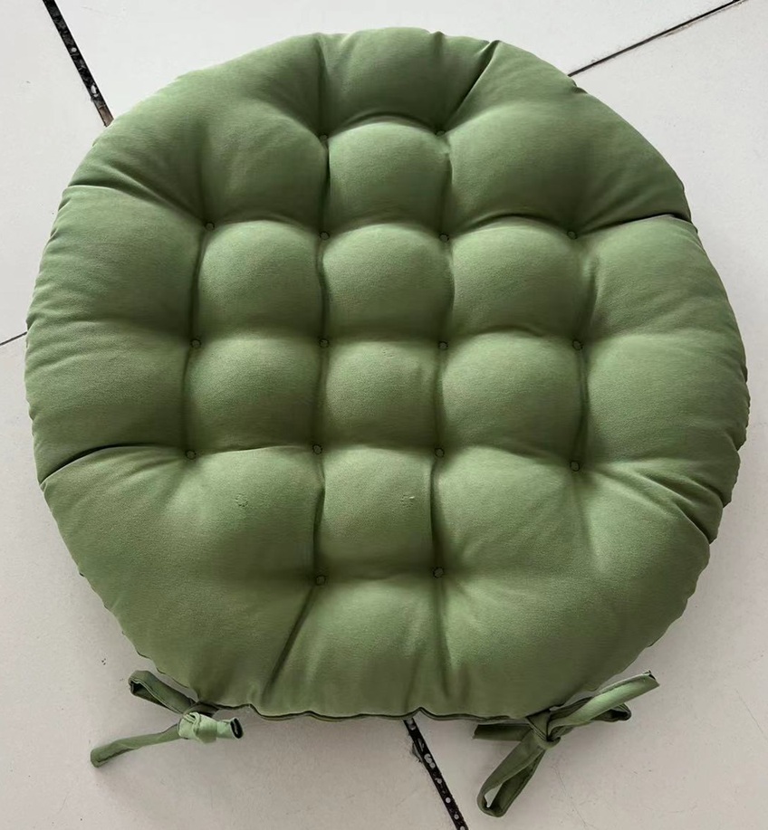 Istuinyyny topattu pyöreä 40x5 cm vihreä