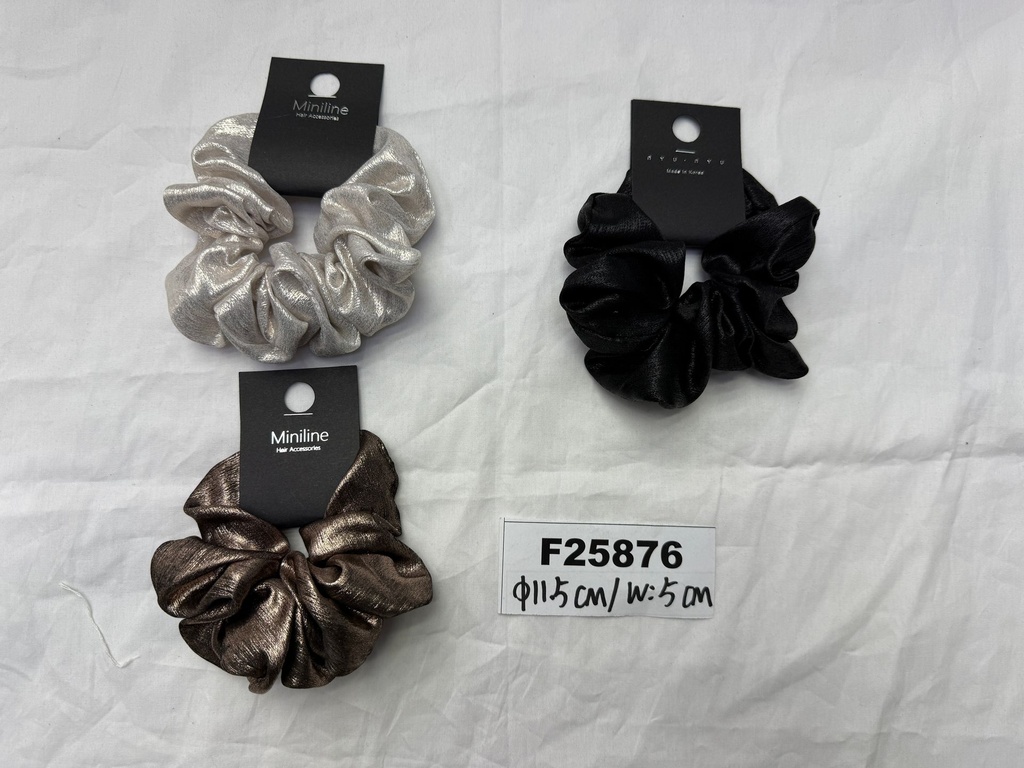 Uutuus! Hiusdonitsi, halkaisija 11,5 cm, leveys 5 cm, kolme väriä, beige, musta, kulta.