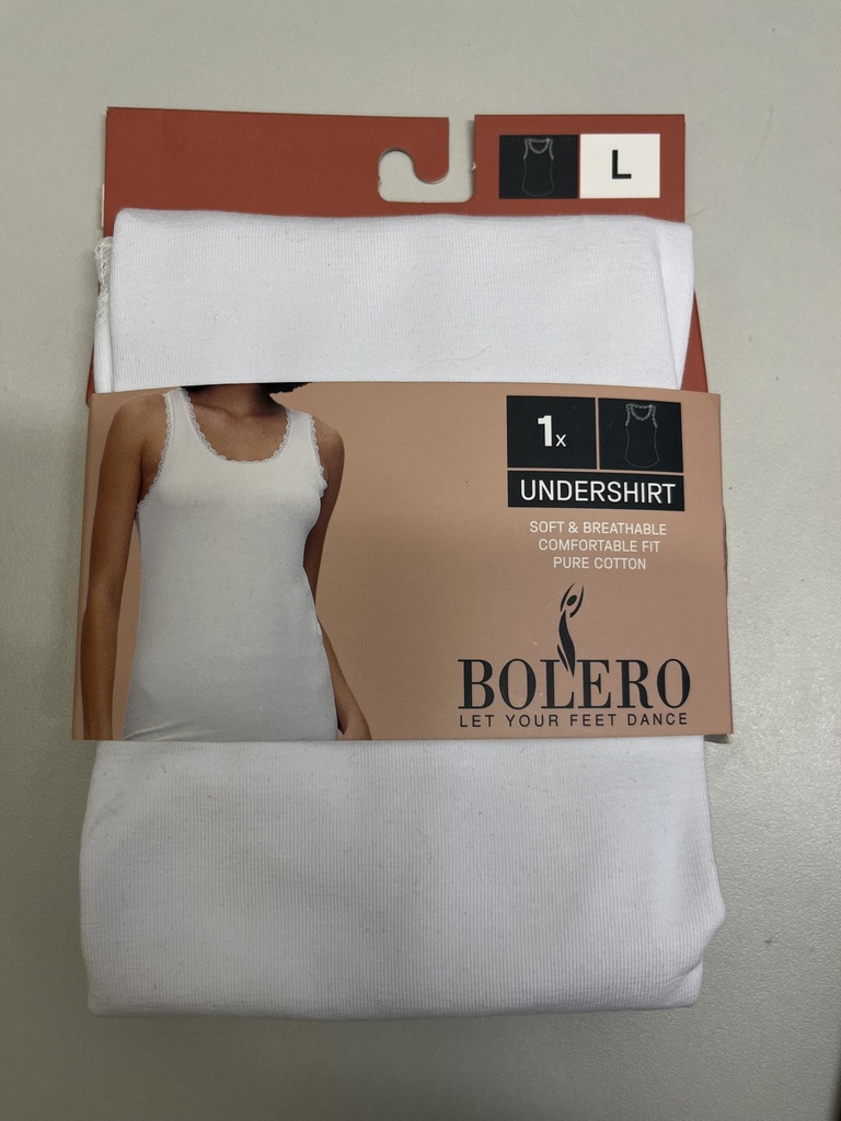 KOKOLAJITELMA! Naisten pitsi reunus/puuvillatoppi S-XXL, valkoinen