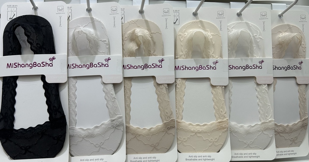 Naisten pitsi avokas-sukka, one size 2par/pkt.