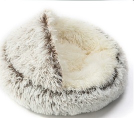 UUTUUS! Lemmikin pörröluolapeti, long fluffy, halk. 50cm, jäänruskea