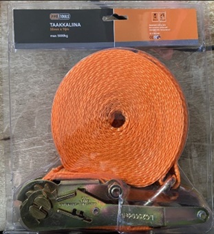 Taakkaliina 50mm x 10m, max 5000kg, vahvistettu materiaali 
