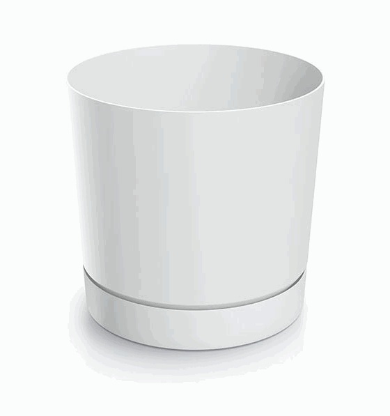 Kukkaruukku Tubo P valkoinen 10,8 cm