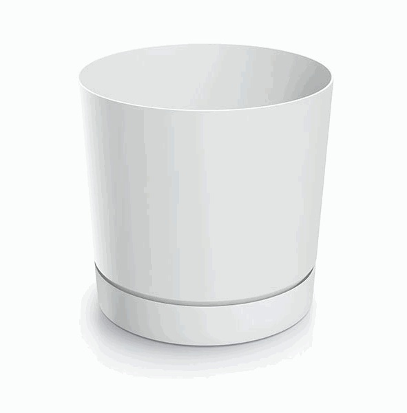 Kukkaruukku Tubo P valkoinen 17,8 cm