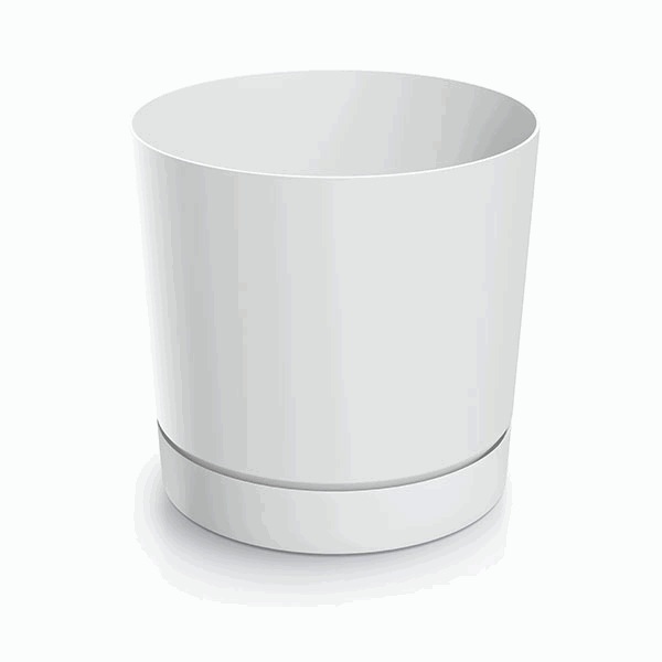 Kukkaruukku Tubo P valkoinen 19,9 cm