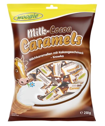 Woogie Kermatoffee Karamellit kaakao 250g