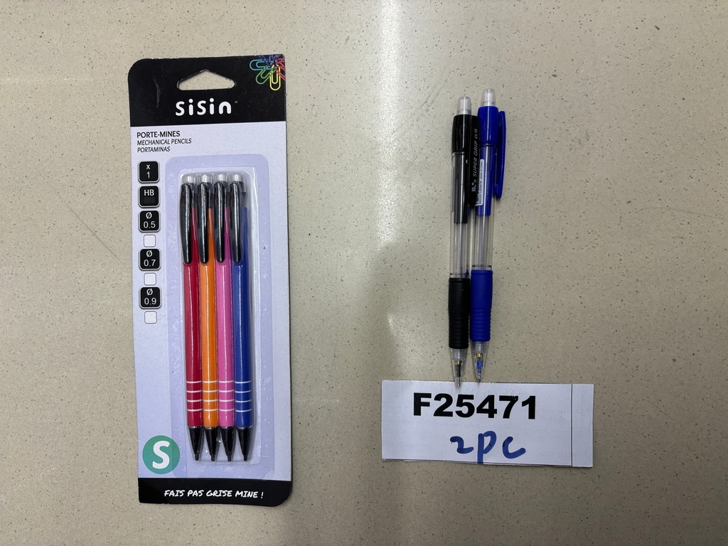 Lyijytäytekynä 0,5mm setti