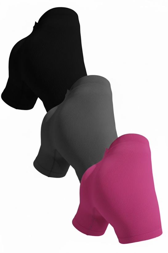 Treenishortsit fuksia, koot S-M-L
