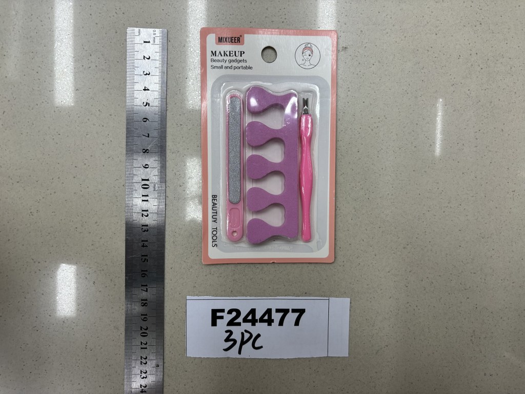 Varpaiden erottaja + kynsiviilat 10.5x3.5 cm, materiaali EVA,