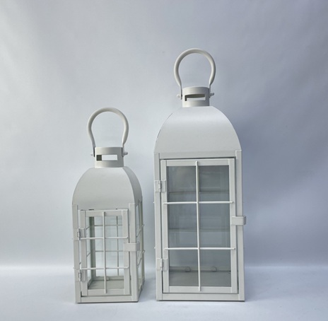 UUTUUS! Kynttilälyhty metallia 10,5x10x25cm