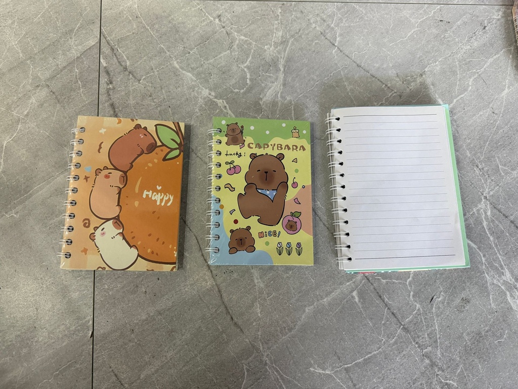 Capybara muistikirja A6