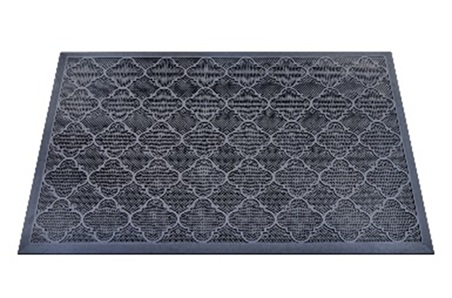 UUTUUS! Kumimatto Star pin mats 60x90cm, 0,9mm, musta