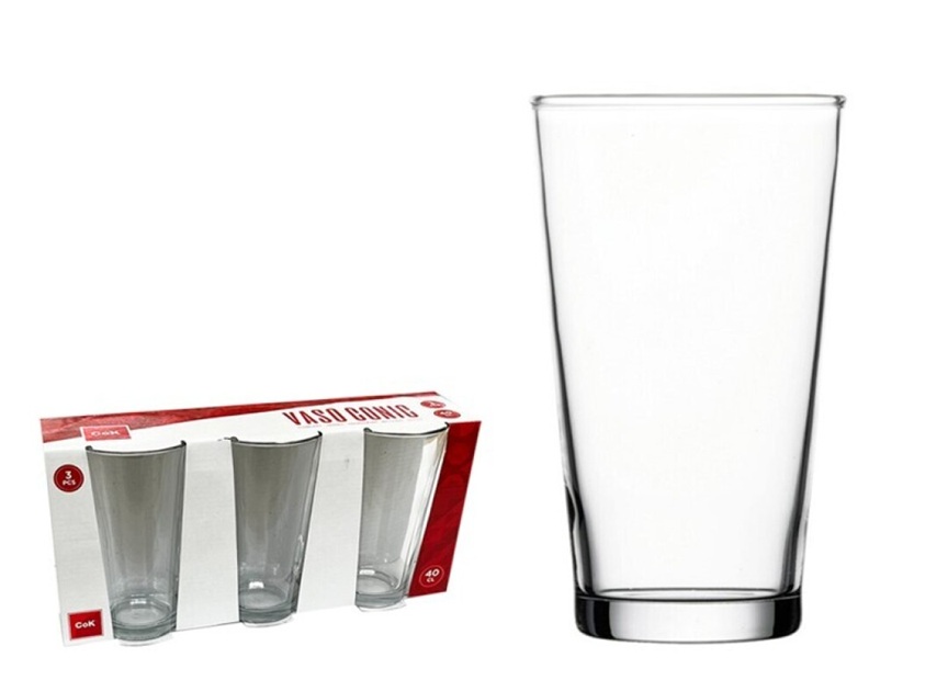 Juomalasisetti Conic 40cl, 3 kpl/pkt