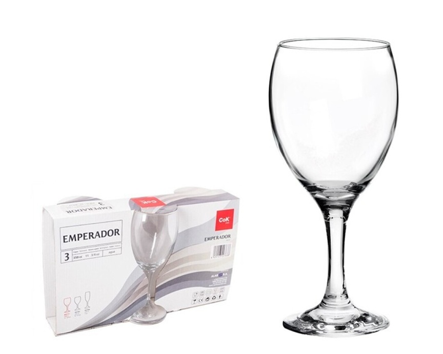 Viinilasisetti Emperador 34,5 cl, 3 kpl/pkt