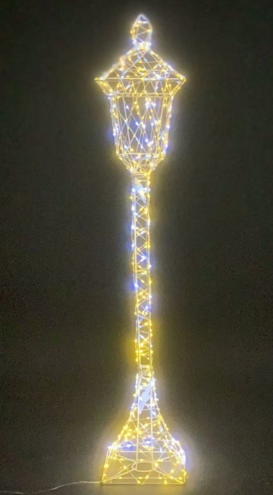 Valaisinpylväs Led-koriste 21x21x120cm 600Led