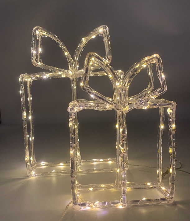 Lahjapaketti 15x5x23cm 60 Led