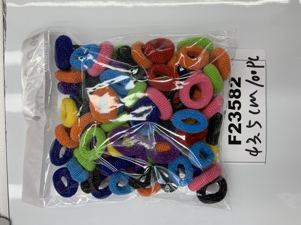 Hiuslenkit värilajitelma, 100 kpl, 3.5 cm, SP 24