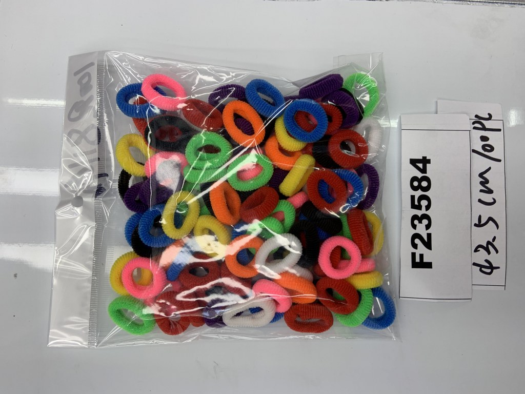 Hiuslenkit värilajitelma, 100 kpl, 3.5 cm, SP 24