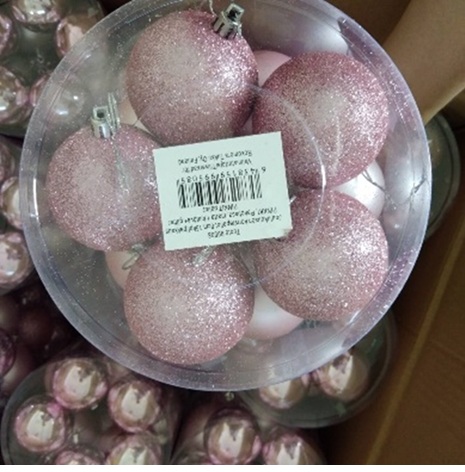 Joulukuusenpallot 3cm, 12kpl, pinkki