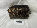 Meikkilaukku leopardikuvio 18x10x7cm