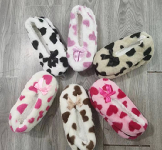 Kotitossut sydänkuvio, one size 36-40