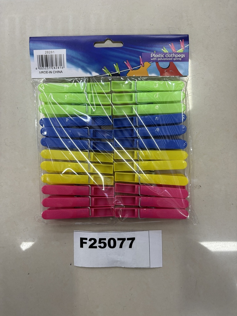 Pyykkipojat 24kpl, 8cm, PP